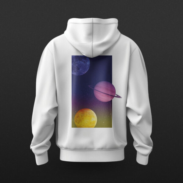Mikina Planets GS – BÍLÁ - Image 4