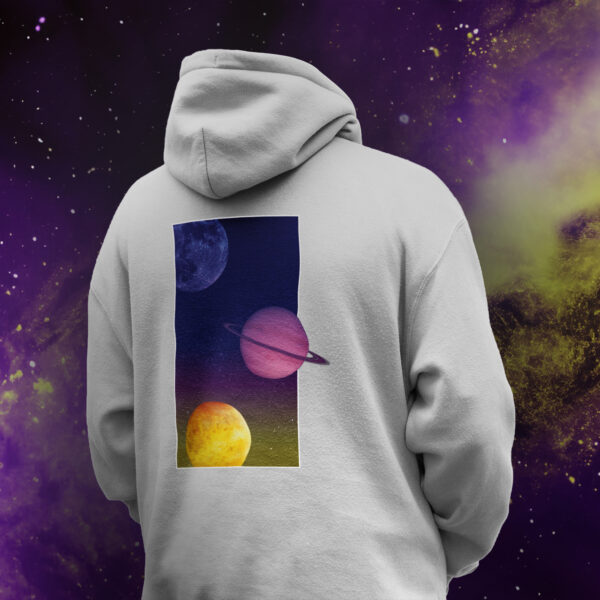 Mikina Planets GS – BÍLÁ